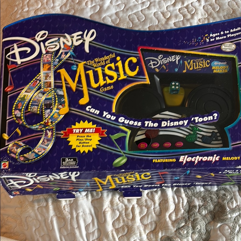 2002 Disney Music Game with Vibrant Colors